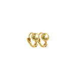 Coin Hoops, Medallion Earrings, Huggie Hoop Earrings, Huggie Earrings, Coin Charm Earrings, Gold Coin Earrings, Huggie Coin Jewelry    12x5.5mm