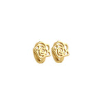 Bridal Boho Earrings, Flower Earrings, Wedding Earrings For Bride, Floral Wedding Earrings    11x8.5mm