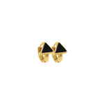 Enamel Triangle Earrings,Geometric Earrings,Multicolor Enamel Earrings,Enamel Jewelry,Triangle Enamel Earrings   12.5x7.5mm
