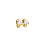 Enamel Triangle Earrings,Geometric Earrings,Multicolor Enamel Earrings,Enamel Jewelry,Triangle Enamel Earrings   12.5x7.5mm