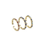 Evil Eye Ring, Minimalist Ring, Gold Ring, Dainty Ring, Stackable Ring, Dainty Evil Eye Ring, Gold Stacking Ring, Evil Eye Protection     2x21mm