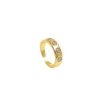 Enamel Happy Smiling Face Open Rings for Women Punk Hip Hop Adjustable Ring Fashion Jewelry Best Gift    6x22mm