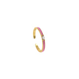 Minimalist Zircon Ring-Personality Adjustable-Minimalist Exquisite Ring   22x3mm