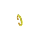 Colorful Enamel Stack Rings, Multi- Color Enamel Band, Colored Stacking Rings,Dainty Crystal Enamel Gold Rings, Jewelry Ring For Women    23x4mm