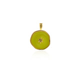 Enamel Polaris Pendant, Star Necklace, Enamel Star Charm, Enamel Charm, DIY Jewelry Making Accessories   18.5x14mm