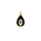 Enamel Evil Eye Charm Pendant Fashion Romantic Sweet Neon Colorful , Women's Girl Party Necklace Pendant Jewelry Gift For Her    20.5x12.5mm