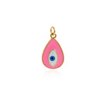 Enamel Evil Eye Charm Pendant Fashion Romantic Sweet Neon Colorful , Women's Girl Party Necklace Pendant Jewelry Gift For Her    20.5x12.5mm