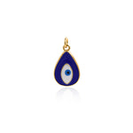 Enamel Evil Eye Charm Pendant Fashion Romantic Sweet Neon Colorful , Women's Girl Party Necklace Pendant Jewelry Gift For Her    20.5x12.5mm