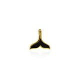 Enamel Fish Tail Pendant-Animal Jewelry-Suitable For Bracelets, Necklaces, Jewelry Accessories   18x17.5mm