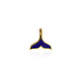 Enamel Fish Tail Pendant-Animal Jewelry-Suitable For Bracelets, Necklaces, Jewelry Accessories   18x17.5mm