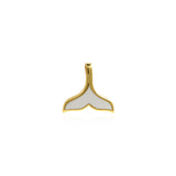Enamel Fish Tail Pendant-Animal Jewelry-Suitable For Bracelets, Necklaces, Jewelry Accessories   18x17.5mm