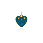 Minimalist Enamel Strawberry Pendant-DIY Jewelry Accessories  20.5x19mm
