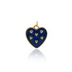Minimalist Enamel Strawberry Pendant-DIY Jewelry Accessories  20.5x19mm