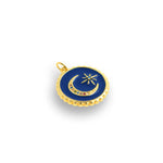 Minimalist Star Moon Pendant-DIY Jewelry Accessories   22mm