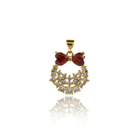 Shiny Exquisite Zircon Pendant-DIY Jewelry Accessories  20x18mm
