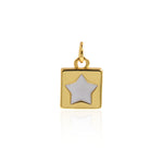 Minimalist Jewelry-Minimalist Enamel Star Pendant-DIY Jewelry Accessories  10x10mm