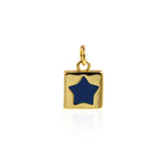 Minimalist Jewelry-Minimalist Enamel Star Pendant-DIY Jewelry Accessories  10x10mm