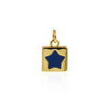 Minimalist Jewelry-Minimalist Enamel Star Pendant-DIY Jewelry Accessories  10x10mm