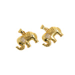 Minimalist Personality Jewelry-Exquisite Micropavé Elephant Pendant-DIY Jewelry Accessories   22x16mm