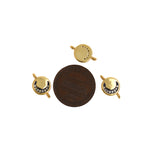 Personalized Jewelry-Exquisite Round Moon Pendant-DIY Jewelry Accessories  8.5x13.5mm