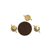 Personalized Jewelry-Exquisite Round Moon Pendant-DIY Jewelry Accessories  8.5x13.5mm