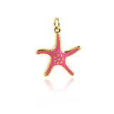 Exquisite Starfish Pendant-Personalized Jewelry Making Accessories  20.5x18.5mm