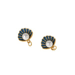 Shiny Scallop Zircon Pendant-Personalized Jewelry Making Accessories  16x15.5mm