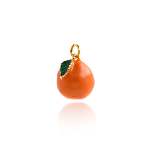 Personalized Tangerine Pendant-Personalized Jewelry Making Accessories   13.5x12.5mm
