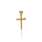 Minimalist Scepter Cross Pendant-Personalized Jewelry Making Accessories   26.5x14mm