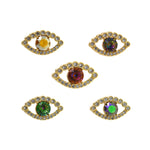 Exquisite Evil Eye Zircon Pendant-Personalized Jewelry Making Accessories  23.5x14mm