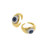 Exquisite Evil Eye Ring-Personalized Jewelry Making Accessories  23x12.5mm
