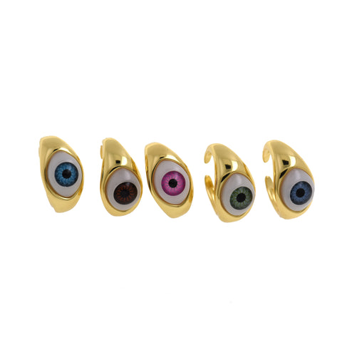 Exquisite Evil Eye Ring-Personalized Jewelry Making Accessories  23x12.5mm