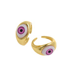 Exquisite Evil Eye Ring-Personalized Jewelry Making Accessories  23x12.5mm