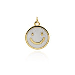 Minimalist Enamel Heart Pendant-DIY Jewelry Making Accessories   15mm