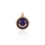 Minimalist Enamel Heart Pendant-DIY Jewelry Making Accessories   15mm