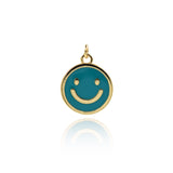 Minimalist Enamel Heart Pendant-DIY Jewelry Making Accessories   15mm