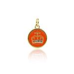 Minimalist Crown Pendant-Personalized Jewelry Making Accessories  12mm