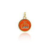 Minimalist Crown Pendant-Personalized Jewelry Making Accessories  12mm