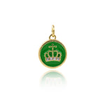 Minimalist Crown Pendant-Personalized Jewelry Making Accessories  12mm