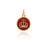 Minimalist Crown Pendant-Personalized Jewelry Making Accessories  12mm