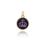 Minimalist Crown Pendant-Personalized Jewelry Making Accessories  12mm