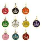 Minimalist Crown Pendant-Personalized Jewelry Making Accessories  12mm