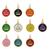 Minimalist Crown Pendant-Personalized Jewelry Making Accessories  12mm