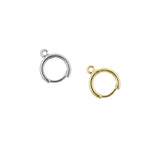 Minimalist Round Earrings-Personalized Jewelry Making Accessories   13.5x15mm