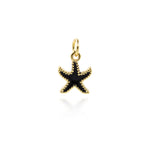 Minimalist Enamel Starfish Pendant-Personalized Jewelry Making Accessories   12x9.5mm