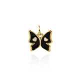 Minimalist Butterfly Love Pendant-Personalized Jewelry Making Accessories   12x11mm