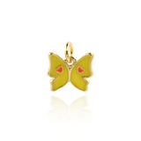 Minimalist Butterfly Love Pendant-Personalized Jewelry Making Accessories   12x11mm