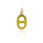 Minimalist Enamel OD Pendant-Personalized Jewelry Making Accessories   16.5x9.5mm