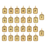 Delicate Micropavé 26 Letter Pendant-Personalized Jewelry Making Accessories   18x12mm