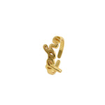 Delicate Letter Ring-Personalized Jewelry Making Accessories   19.5x10mm